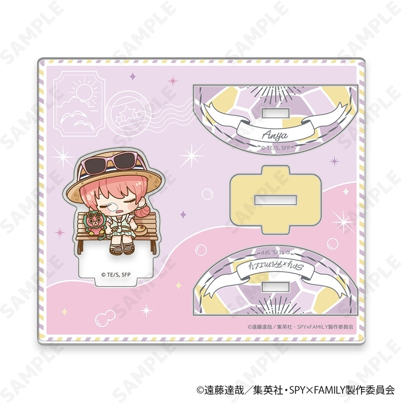 (Goods - Acrylic Stand) TV Anime SPY x FAMILY Yuratsun Acrylic Stand Chibi ver. 4. Walking Home [Summer Outing]