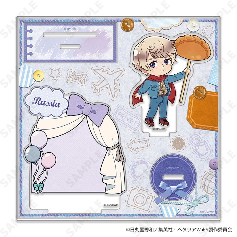 (Goods - Acrylic Stand) Hetalia World★Stars ~ Greetings with Denim Style. ~ Acrylic Stand 7. Russia