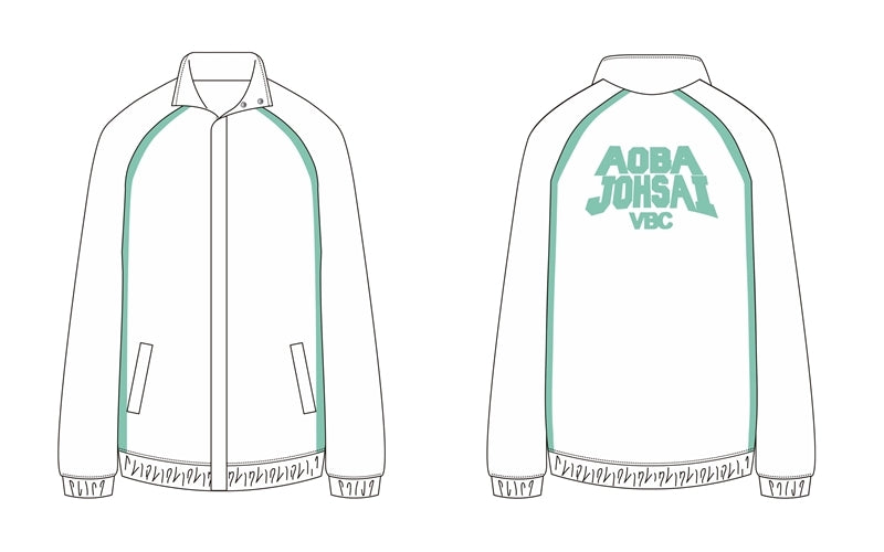 (Goods - Outerwear) Haikyu!! Jersey Aoba Johsai High M