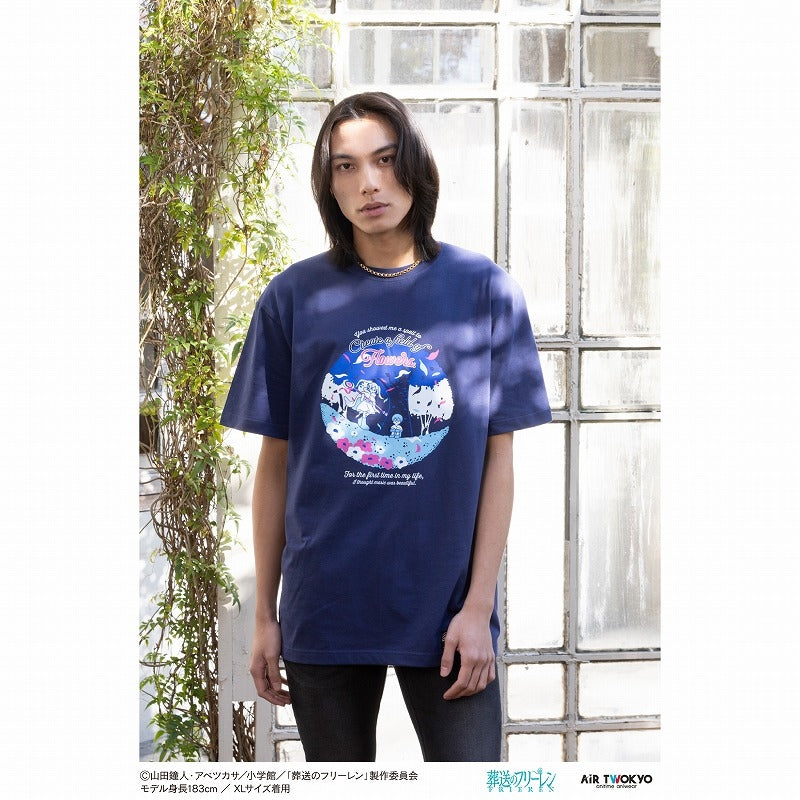 (Goods - Shirt) Frieren: Beyond Journey's End TV Anime Scene Art T-Shirts Vol. 2 - 1 (A Spell to Create a Field of Flowers) S