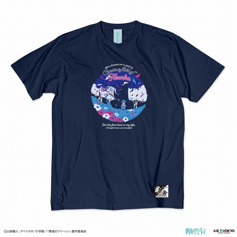 (Goods - Shirt) Frieren: Beyond Journey's End TV Anime Scene Art T-Shirts Vol. 2 - 1 (A Spell to Create a Field of Flowers) M