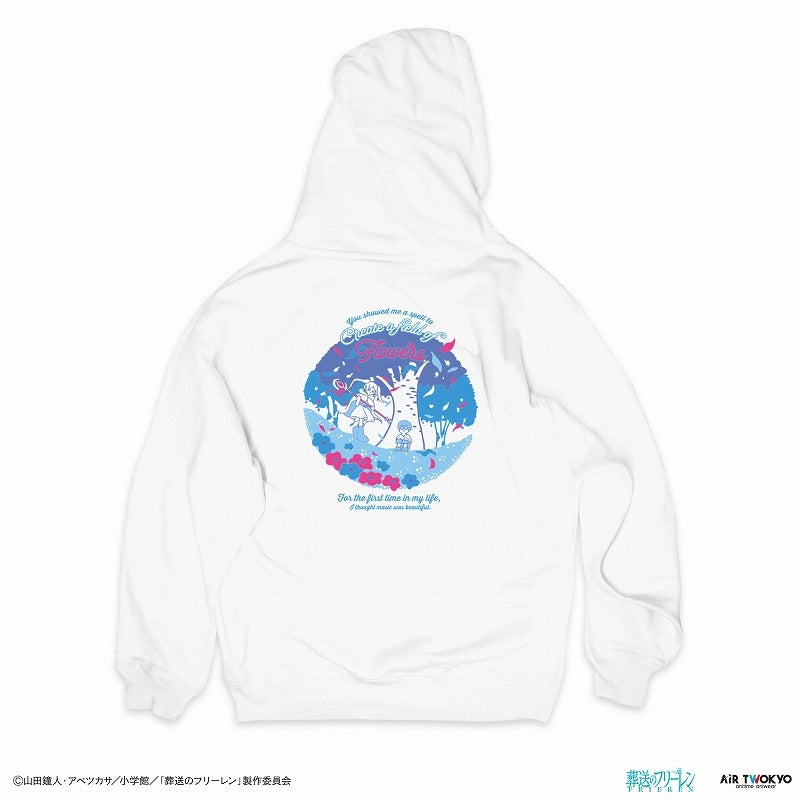 (Goods - Outerwear) Frieren: Beyond Journey's End TV Anime Scene Art Hoodies Vol. 2 - 1 (A Spell to Create a Field of Flowers) M