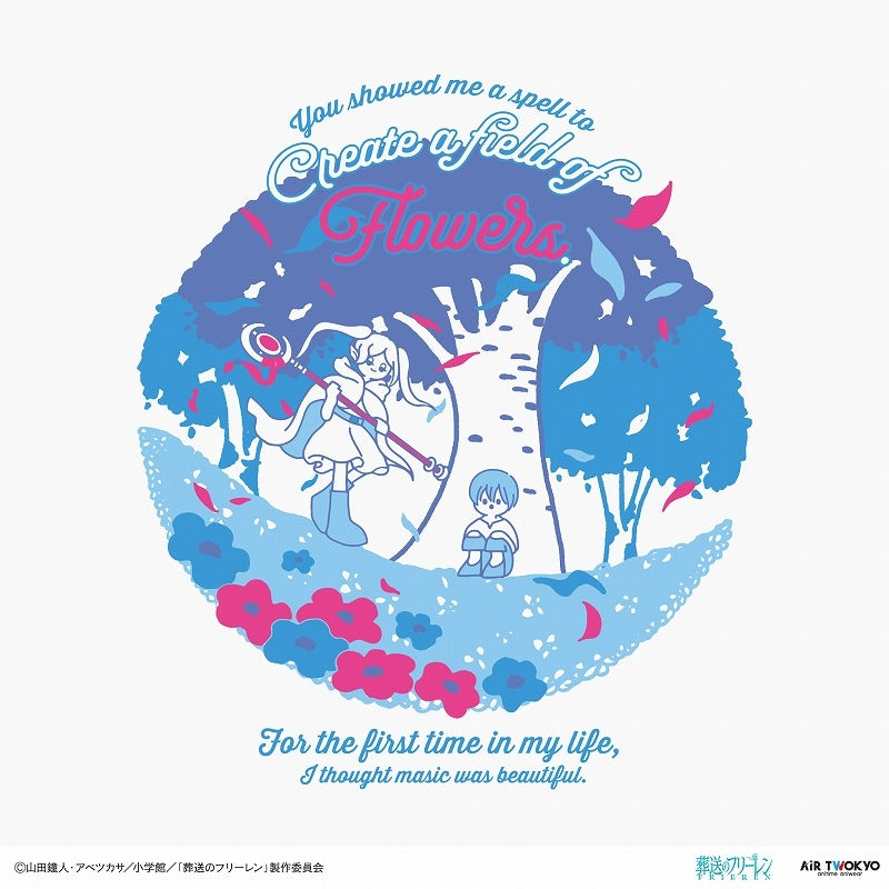 (Goods - Outerwear) Frieren: Beyond Journey's End TV Anime Scene Art Hoodies Vol. 2 - 1 (A Spell to Create a Field of Flowers) M