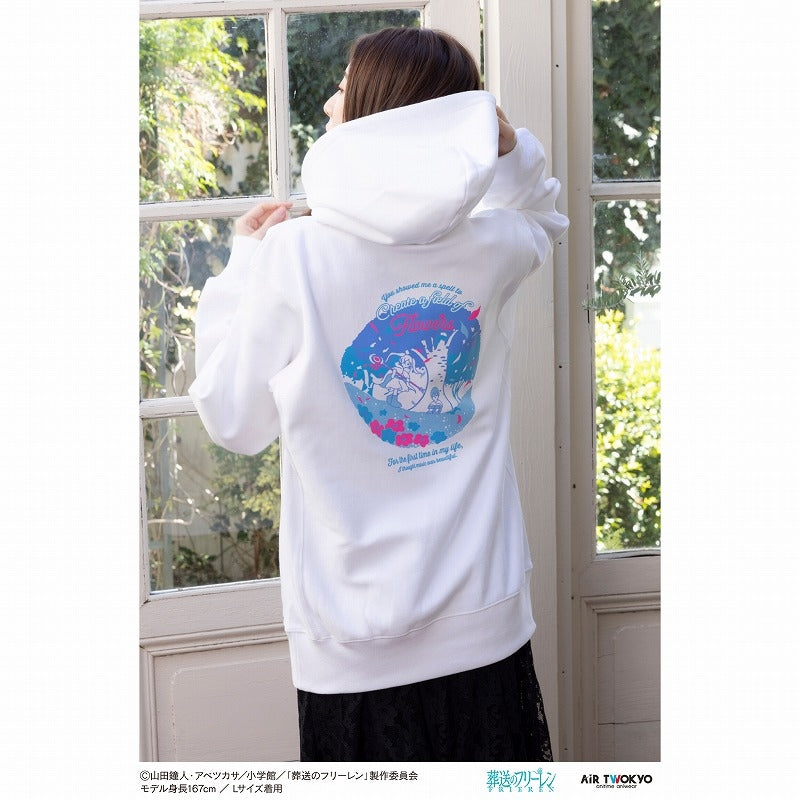 (Goods - Outerwear) Frieren: Beyond Journey's End TV Anime Scene Art Hoodies Vol. 2 - 1 (A Spell to Create a Field of Flowers) L