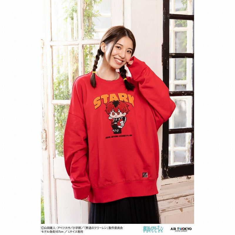 (Goods - Sweatshirt) Frieren: Beyond Journey's End TV Anime Scene Art Sagara Embroidered Sweatshirt Vol. 2 (Stark) M