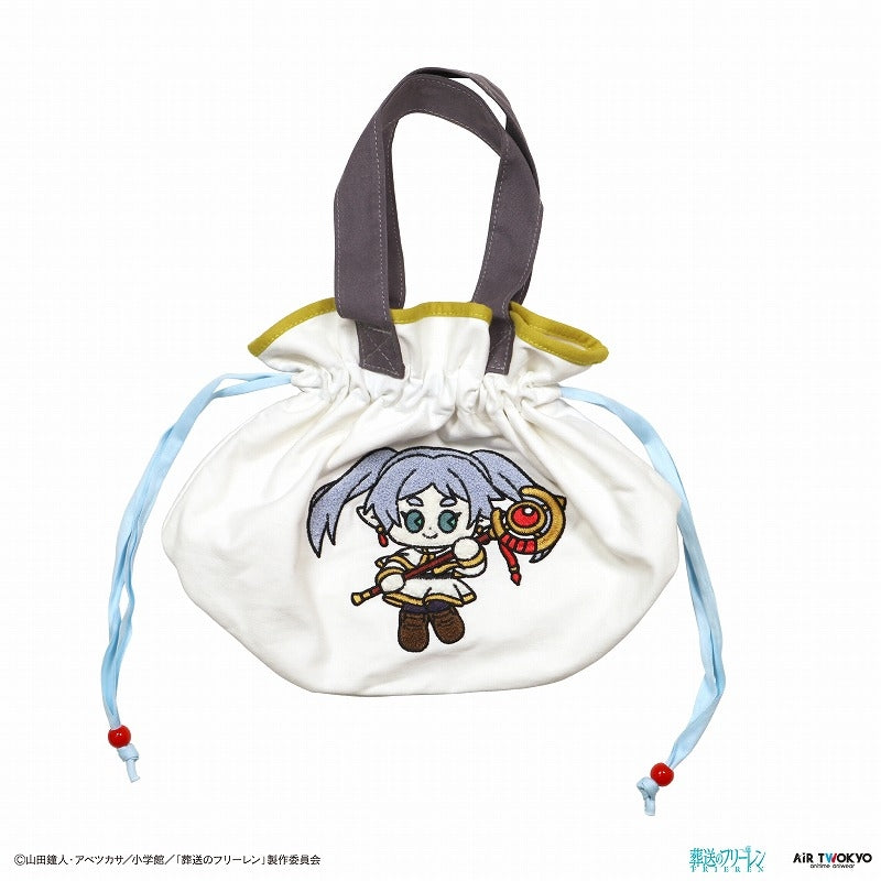 (Goods - Pouch) Frieren: Beyond Journey's End TV Anime Scene Art Vol. 2 Embroidered Drawstring Pouch