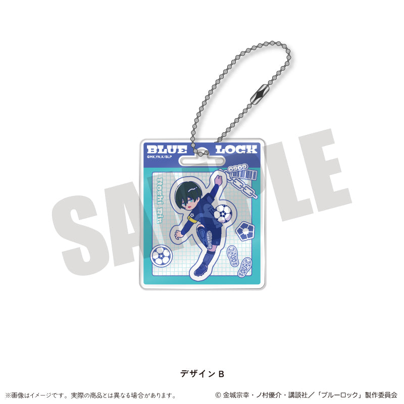 (Goods - Key Chain) TV Anime - Blue Lock Acrylic Key Chain Nyu~toro Vol.1 B Rin Itoshi