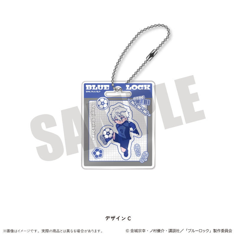 (Goods - Key Chain) TV Anime - Blue Lock Acrylic Key Chain Nyu~toro Vol.1 C Seishiro Nagi