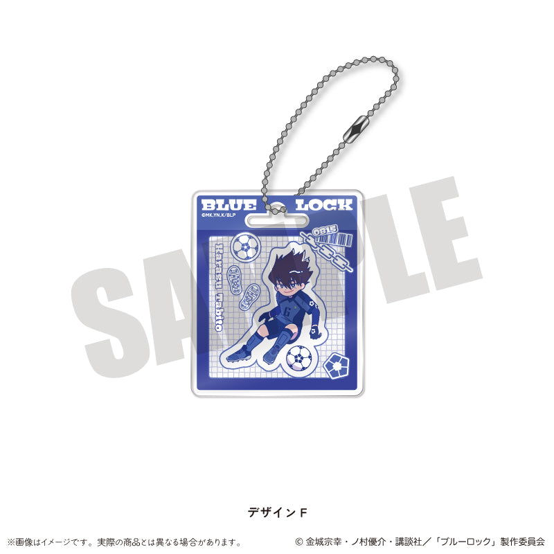 (Goods - Key Chain) TV Anime - Blue Lock Acrylic Key Chain Nyu~toro Vol.1 F Tabito Karasu