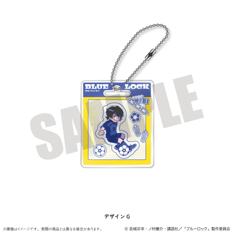 (Goods - Key Chain) TV Anime - Blue Lock Acrylic Key Chain Nyu~toro Vol.1 G Meguru Bachira