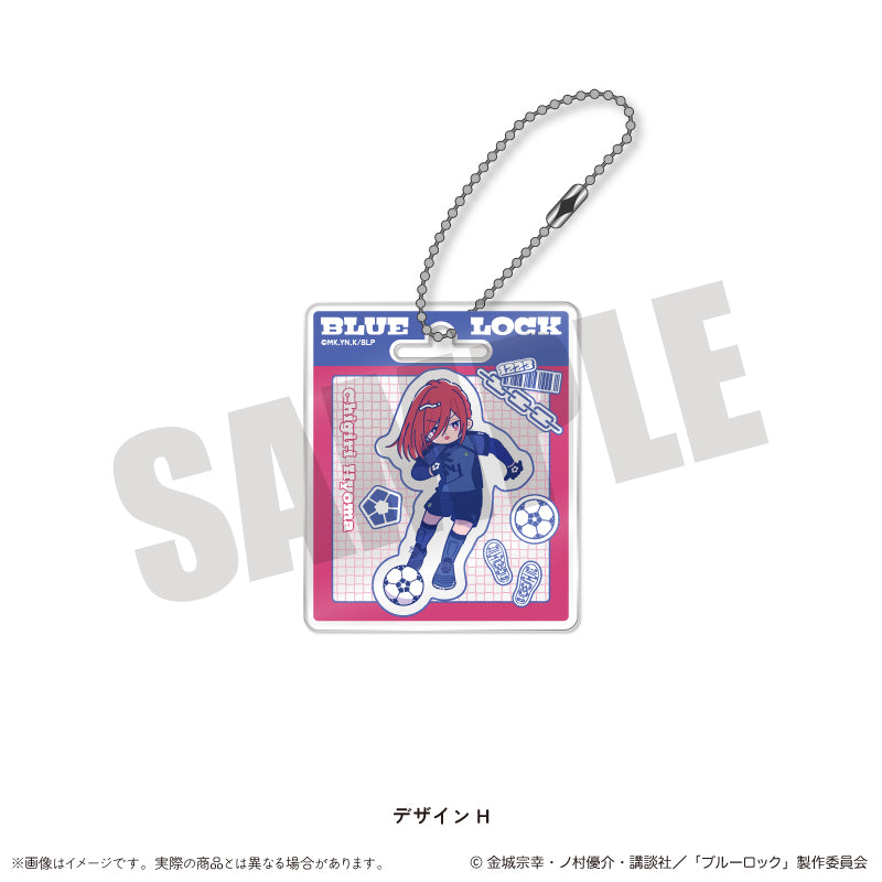 (Goods - Key Chain) TV Anime - Blue Lock Acrylic Key Chain Nyu~toro Vol.1 H Hyoma Chigiri