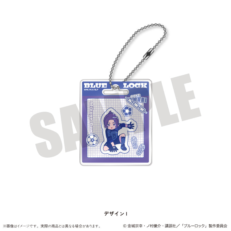 (Goods - Key Chain) TV Anime - Blue Lock Acrylic Key Chain Nyu~toro Vol.1 I Reo Mikage