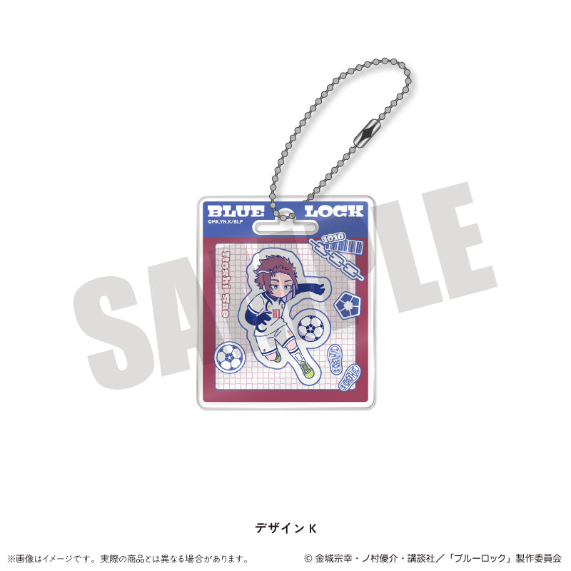 (Goods - Key Chain) TV Anime - Blue Lock Acrylic Key Chain Nyu~toro Vol.1 K Sae Itoshi
