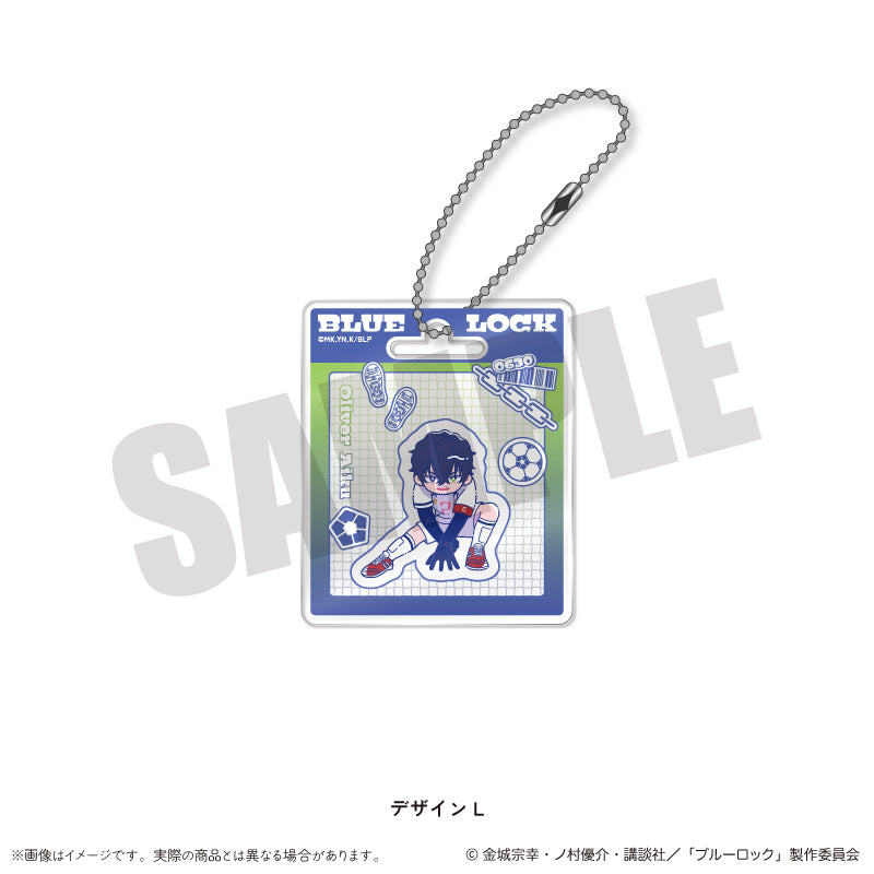 (Goods - Key Chain) TV Anime - Blue Lock Acrylic Key Chain Nyu~toro Vol.1 L Oliver Aiku