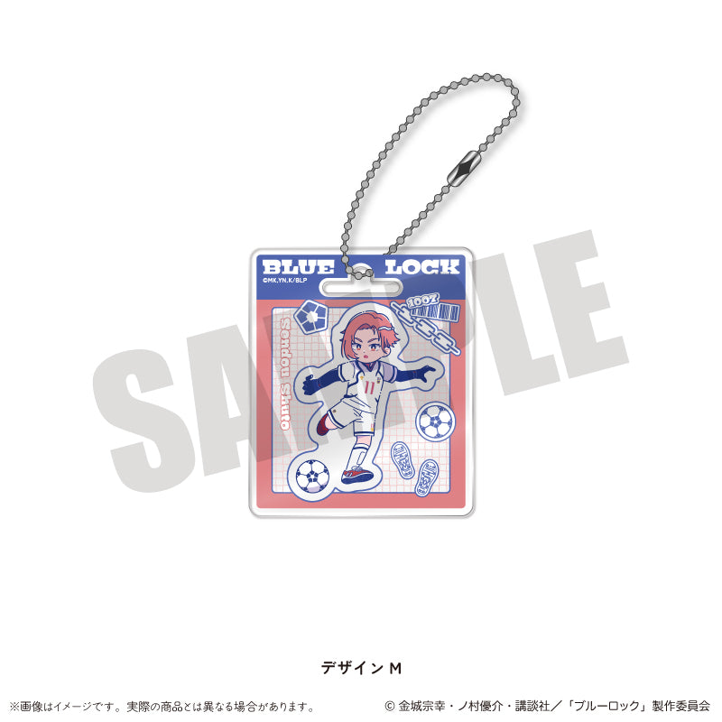 (Goods - Key Chain) TV Anime - Blue Lock Acrylic Key Chain Nyu~toro Vol.1 M Shuto Sendo