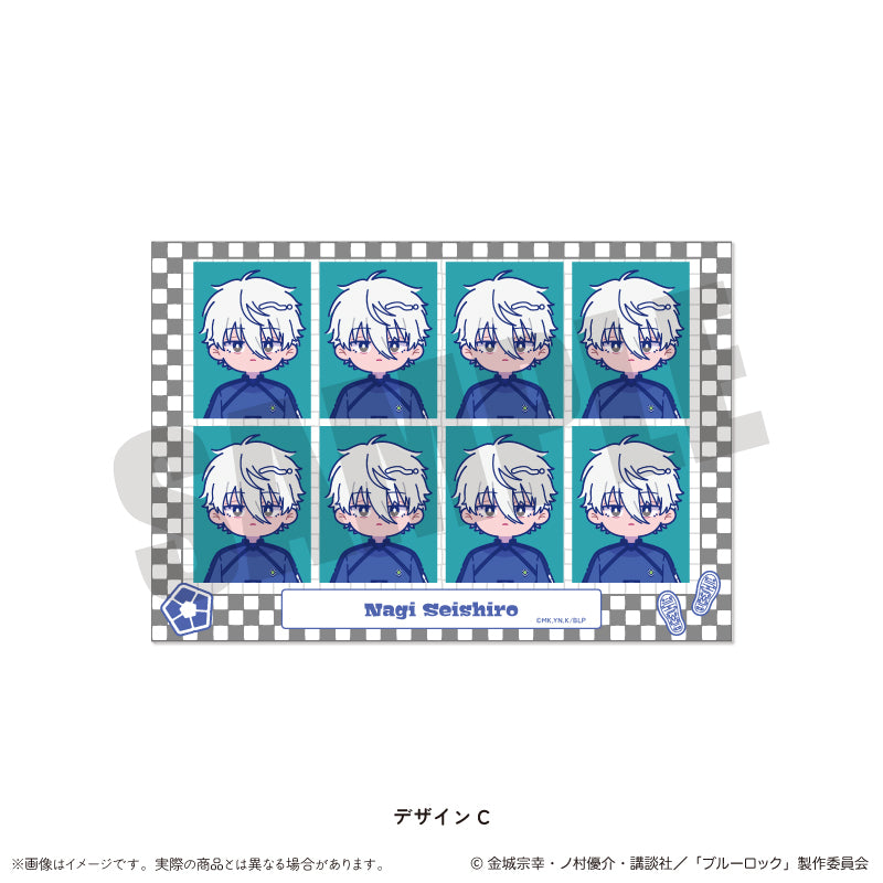 (Goods - Sticker) TV Anime - Blue Lock ID Card Photo Style Sticker Nyu~toro Vol.1 C Seishiro Nagi