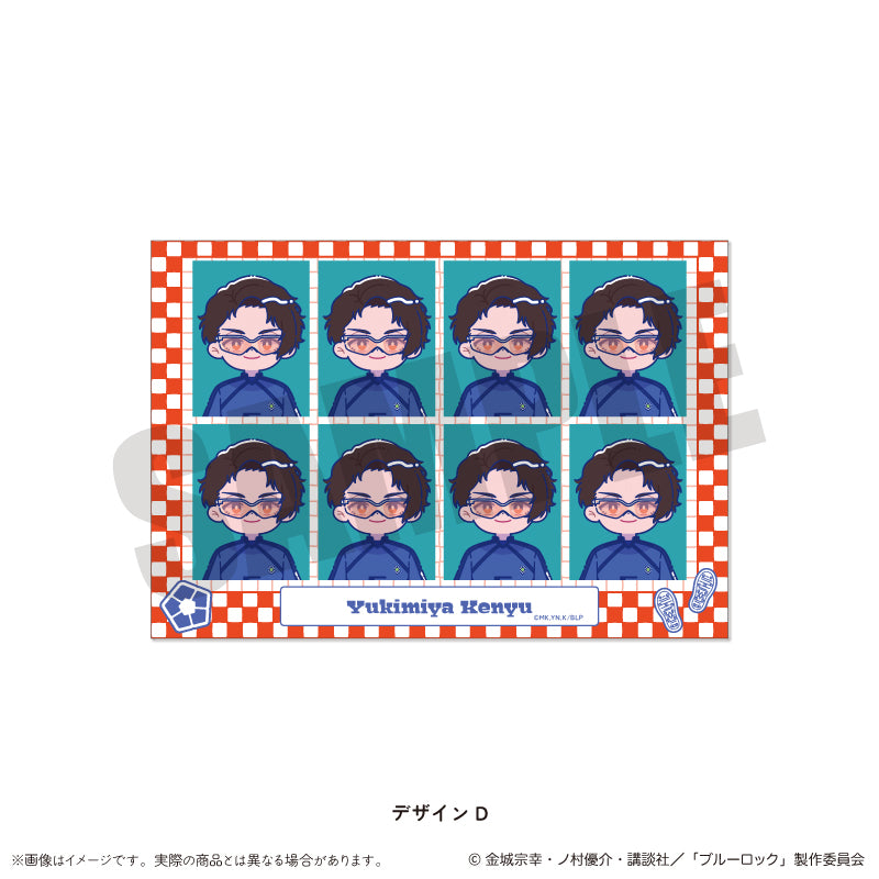(Goods - Sticker) TV Anime - Blue Lock ID Card Photo Style Sticker Nyu~toro Vol.1 D Kenyu Yukimiya