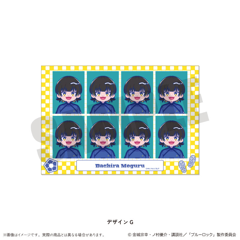 (Goods - Sticker) TV Anime - Blue Lock ID Card Photo Style Sticker Nyu~toro Vol.1 G Meguru Bachira