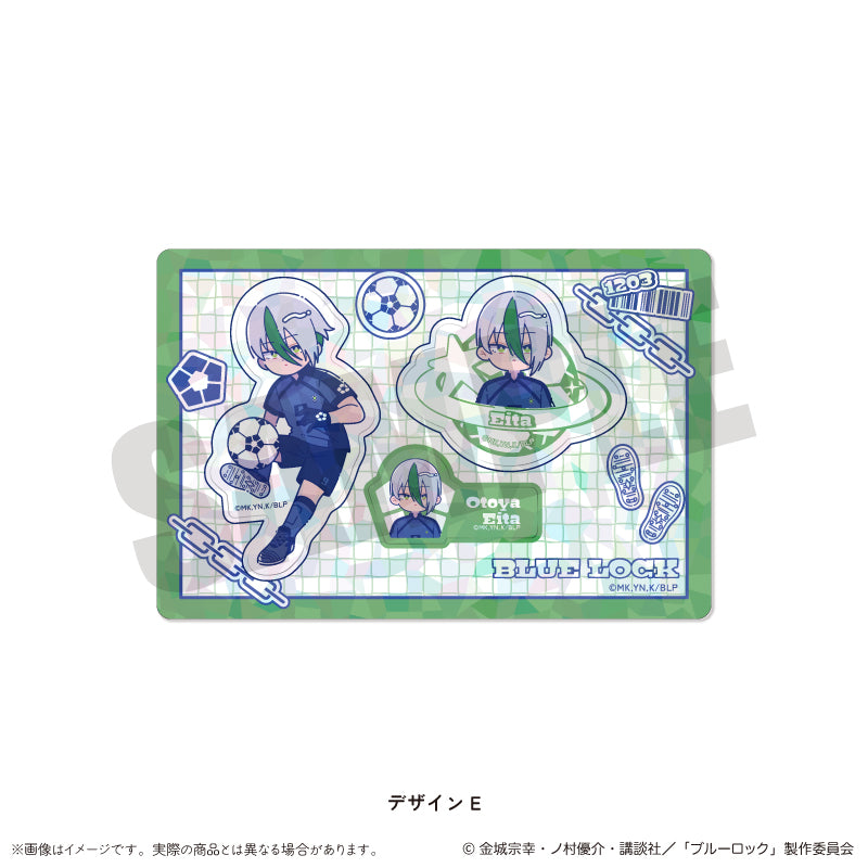 (Goods - Sticker) TV Anime - Blue Lock Holographic Sticker Sheet Nyu~toro Vol.1 E Eita Otoya