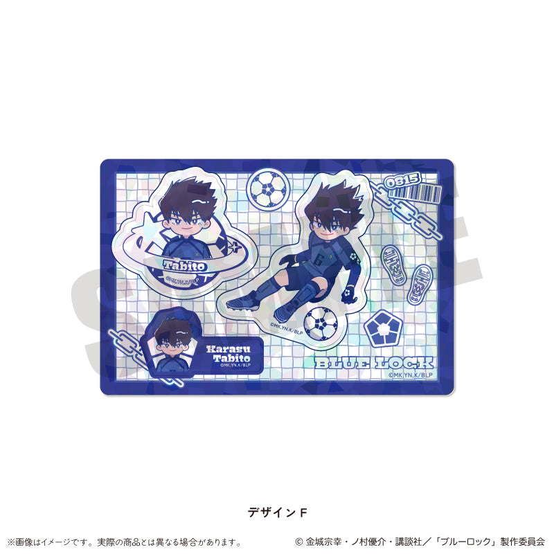(Goods - Sticker) TV Anime - Blue Lock Holographic Sticker Sheet Nyu~toro Vol.1 F Tabito Karasu