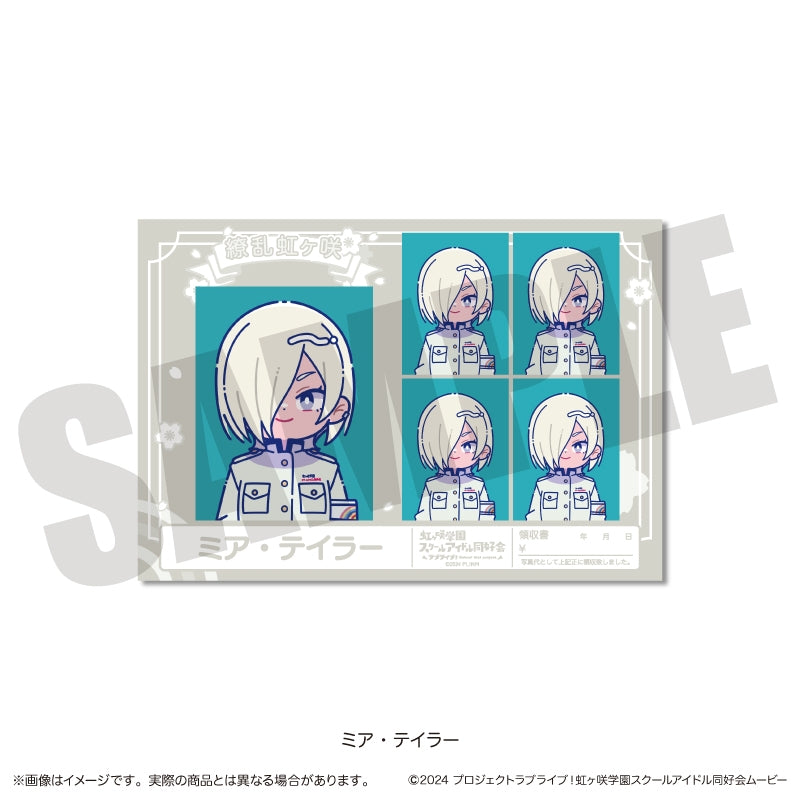 (Goods - Sticker) TV Anime - Love Live! Nijigasaki High School Idol Club Newtoro Vol.2 ID Photo Style Sticker L Mia Taylor