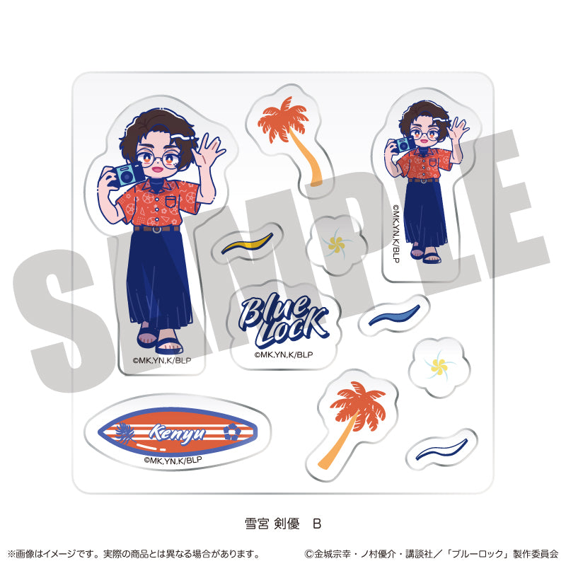 (Goods - Sticker) Blue Lock Custom Sticker Sheet Nyu~toro Kenyu Yukimiya Birthday B
