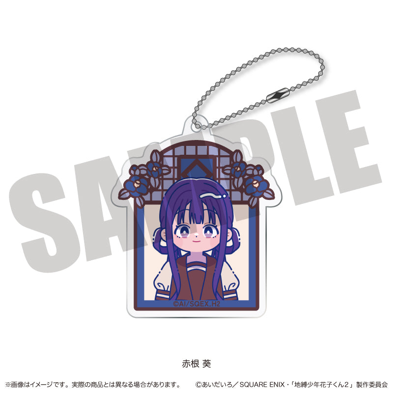 (Goods - Keychain) TV Anime Toilet-bound Hanako-kun 2 ID Card Photo Style Acrylic Keychain Nyu~toro Aoi Akane F