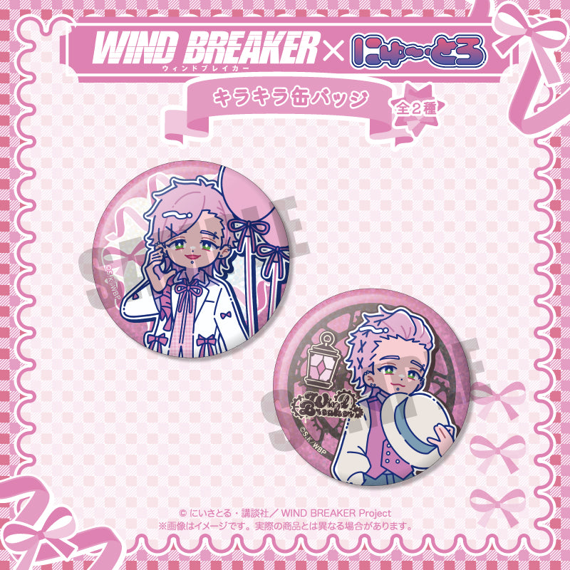 (Goods - Badge) WIND BREAKER Nyu~toro Birthday Item Mitsuki Kiryuu Sparkling Button Badge A