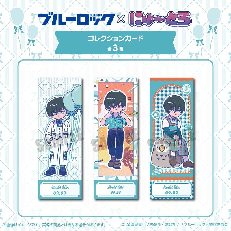 (Goods - Card) Blue Lock Collection Card Newtoro Rin Itoshi Birthday B