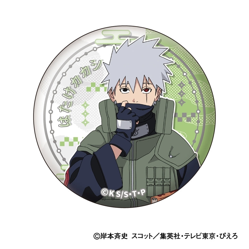 (1BOX=12)(Goods - Badge) NARUTO Shippuden Button Badge Collection Chiisaku Nachatta (Turned into Kids) Ver. (animate Advance Sales)