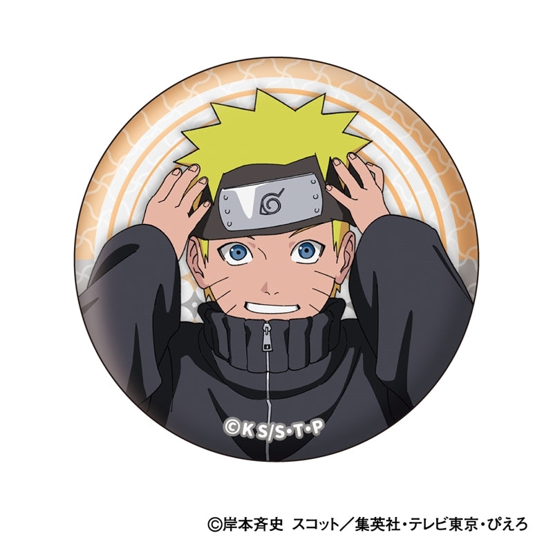 (1BOX=12)(Goods - Badge) NARUTO Shippuden Button Badge Collection Chiisaku Nachatta (Turned into Kids) Ver. (animate Advance Sales)