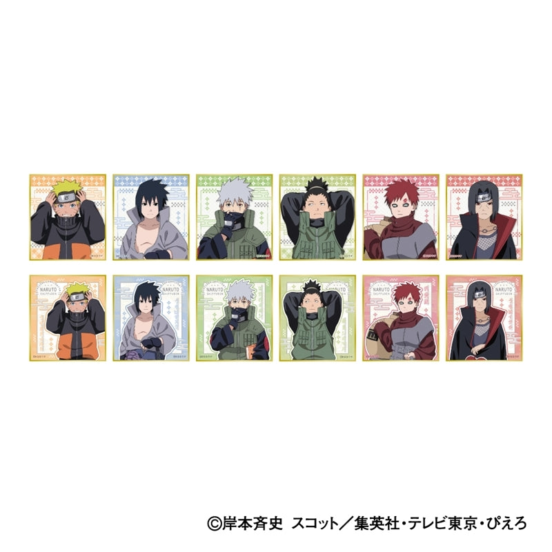 (1BOX=12)(Goods - Art Board) NARUTO Shippuden Art BoardCollection Chiisaku Nachatta (Turned into Kids) Ver. (animate Advance Sales)