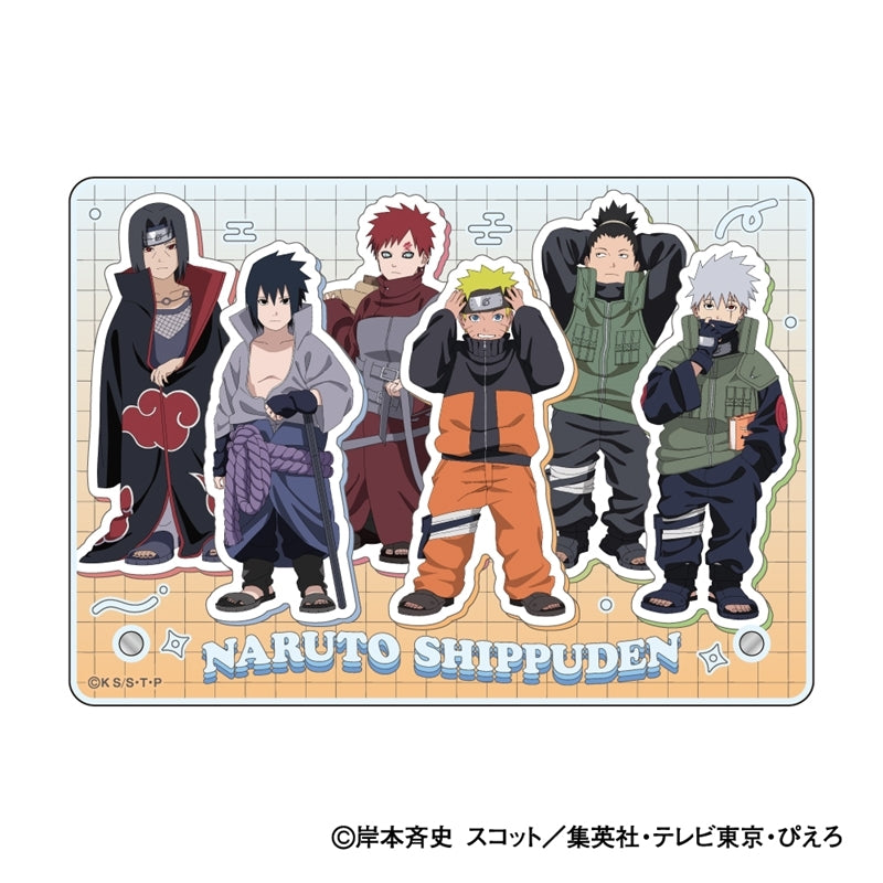 (Goods - Ornament) NARUTO Shippuden A6Acrylic Panel Chiisaku Nachatta (Turned into Kids) Ver. (animate Advance Sales)