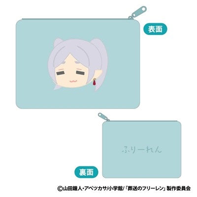 (Goods - Pouch) Frieren: Beyond Journey's End Mofumofu Flat Pouch B: Frieren (Sleepy)