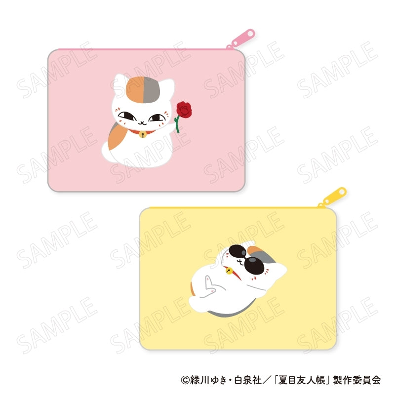 (Goods - Pouch) Natsume's Book of Friends (Natsume Yuujinchou) Nyanko Sensei Mofumofu Flat Pouch B: Sunglasses