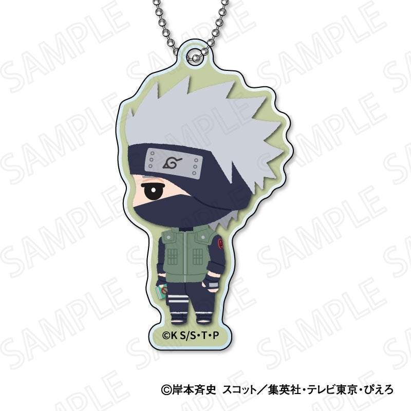 (1BOX=8)(Goods - Key Chain) NARUTO Shippuden TV Anime Mofumofu Acrylic Key Chain