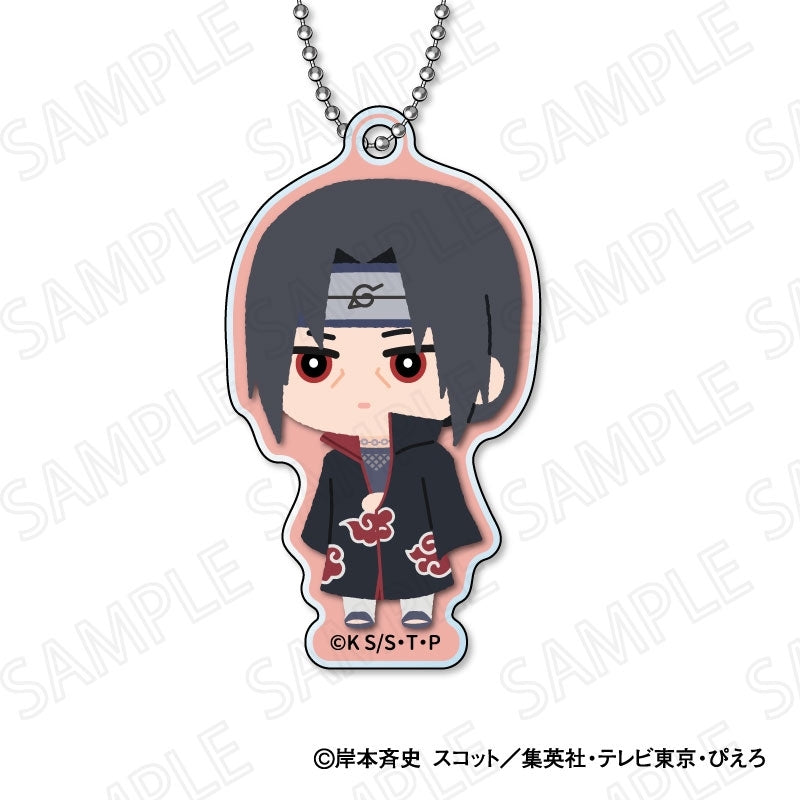 (1BOX=8)(Goods - Key Chain) NARUTO Shippuden TV Anime Mofumofu Acrylic Key Chain