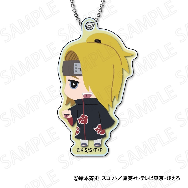 (1BOX=8)(Goods - Key Chain) NARUTO Shippuden TV Anime Mofumofu Acrylic Key Chain