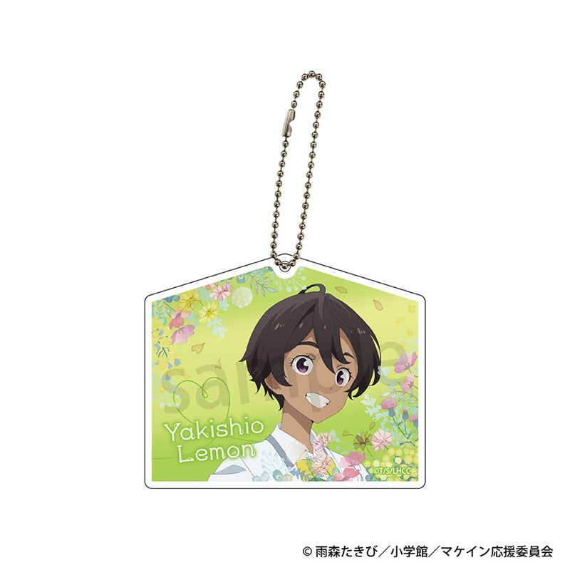 (Goods - Keychain) Too Many Losing Heroines! Ema Plaque Style Keychain Lemon Yakishio