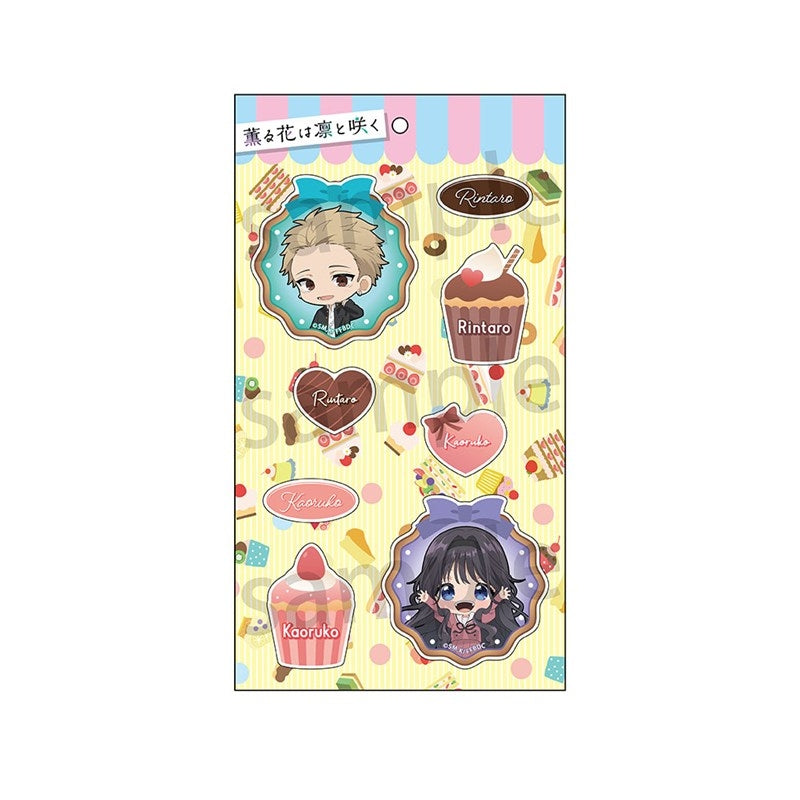 (Goods - Sticker) The Fragrant Flower Blooms with Dignity Sticker Rin Rintaro & Kaoruko