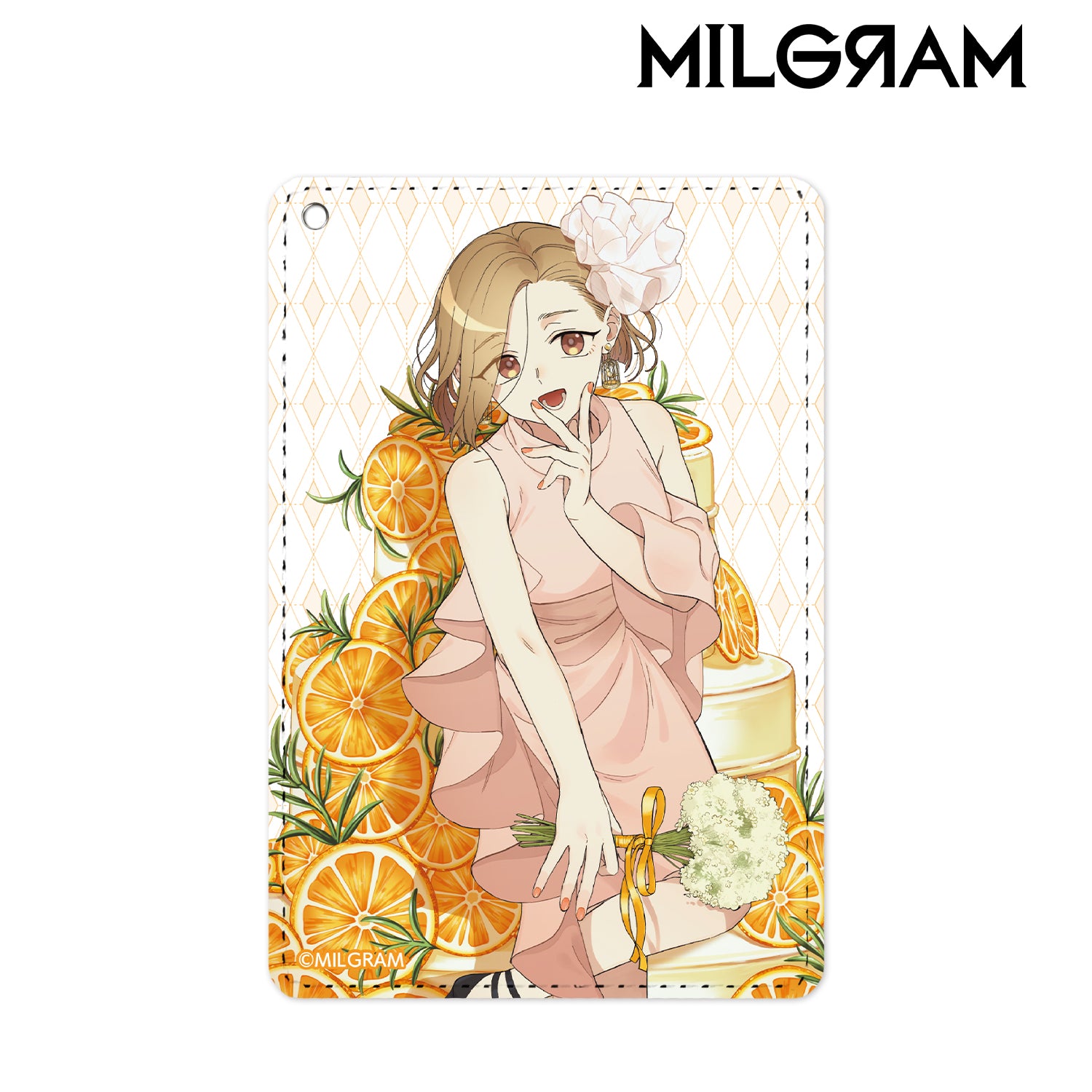 (Goods - Pass Case) MILGRAM 1 Pocket Pass Case Birthday Ver. Feat. Exclusive Art Mahiru