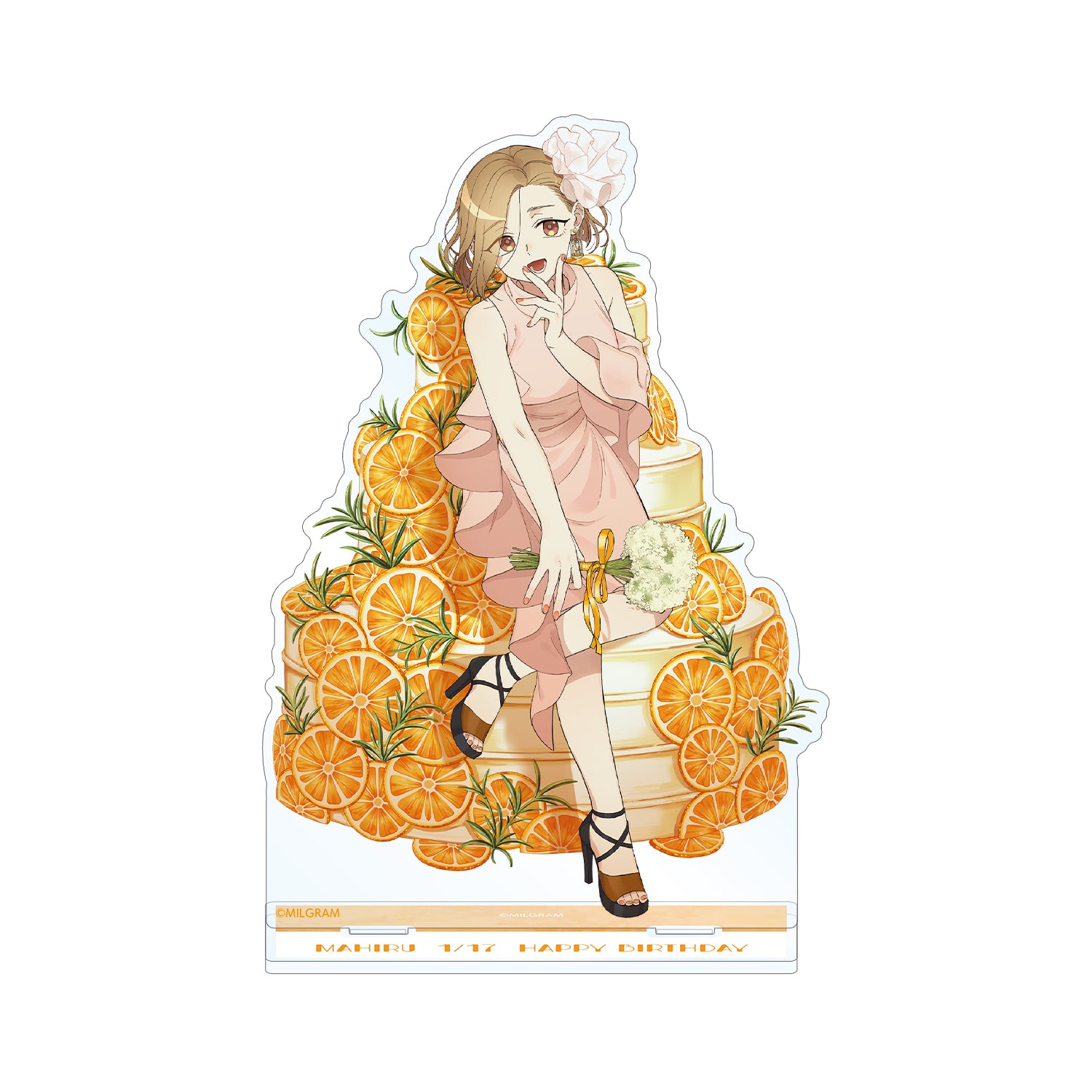 (Goods - Stand Pop) MILGRAM BIG Acrylic Stand Birthday Ver. Feat. Exclusive Art Mahiru