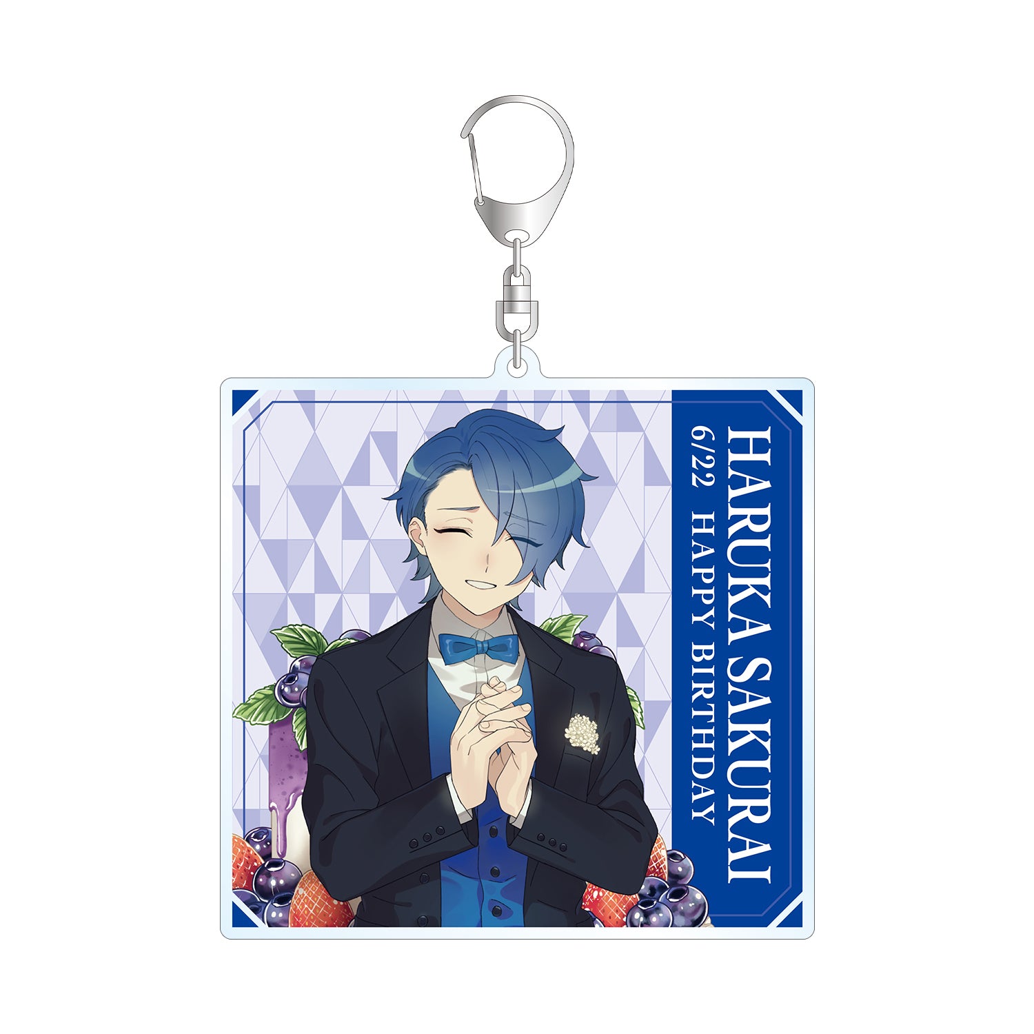 (Goods - Key Chain) MILGRAM BIG Acrylic Key Chain Birthday Ver. Feat. Exclusive Art Haruka