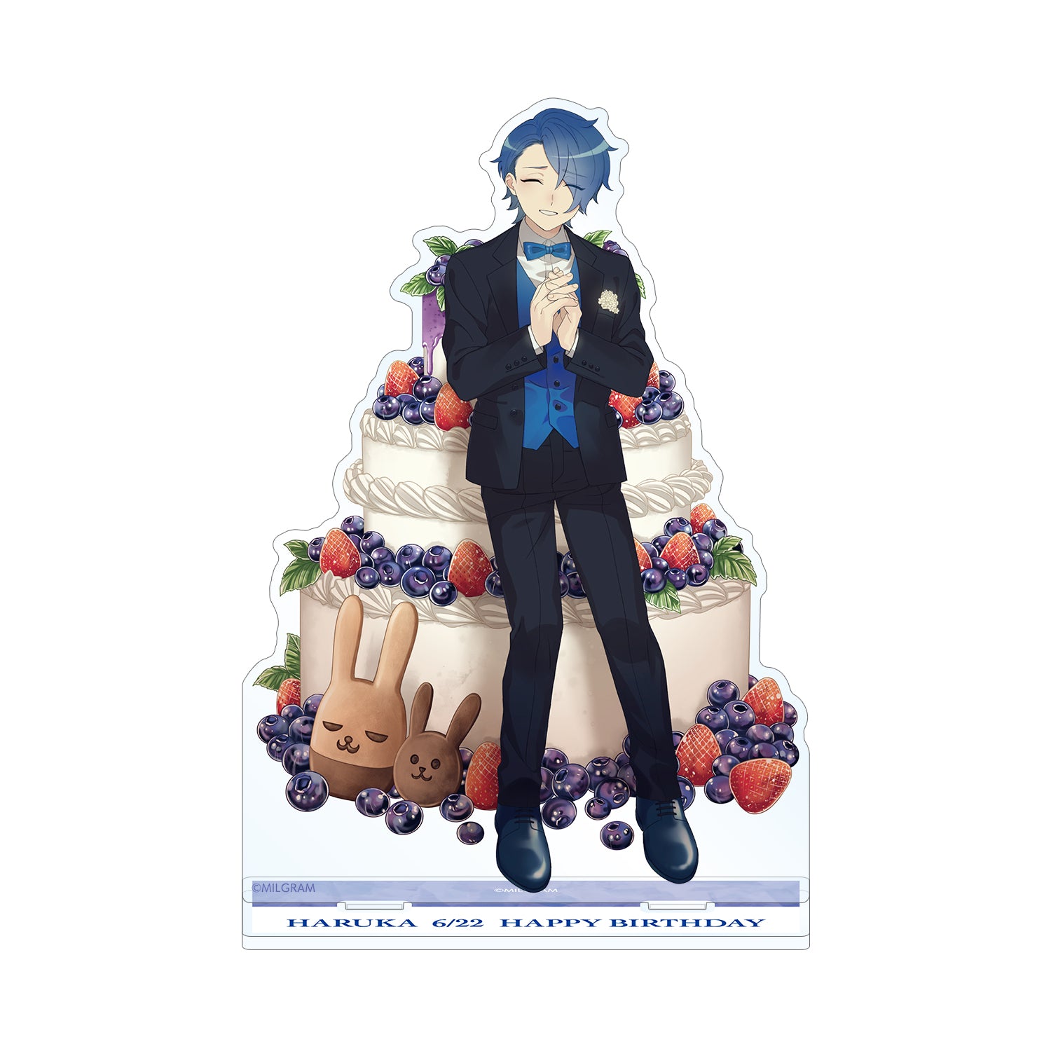 (Goods - Stand Pop) MILGRAM BIG Acrylic Stand Birthday Ver. Feat. Exclusive Art Haruka