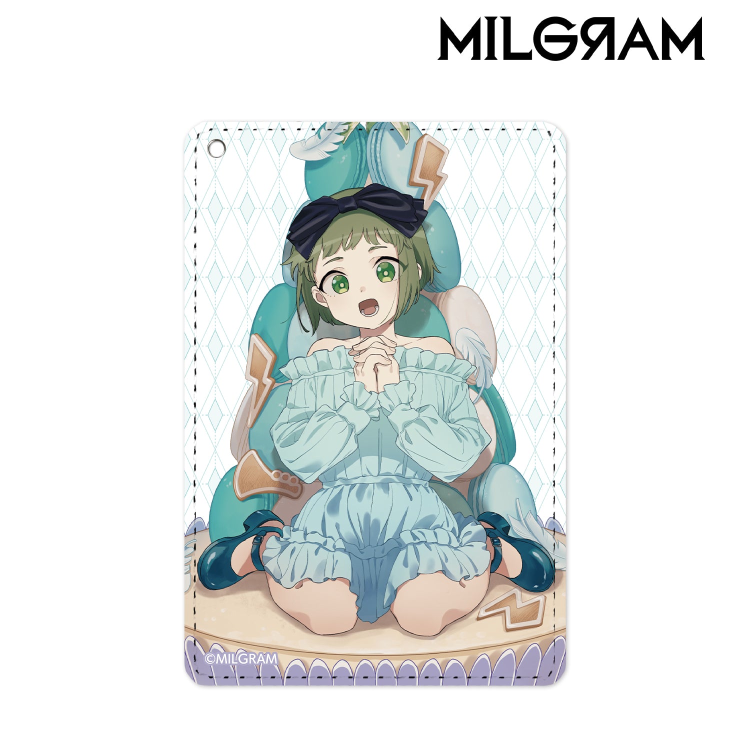 (Goods - Pass Case) MILGRAM 1 Pocket Pass Case Birthday Ver. Feat. Exclusive Art Amane