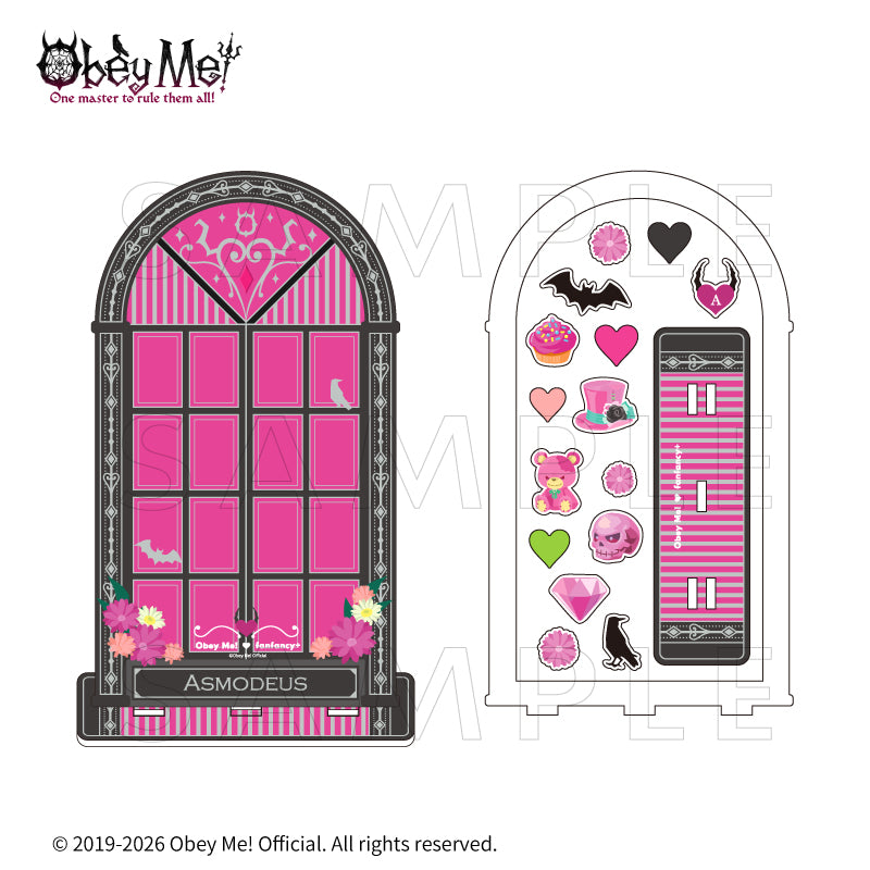 (Goods - Acrylic Stand) Obey Me! x fanfancy + Acrylic Frame Asmodeus