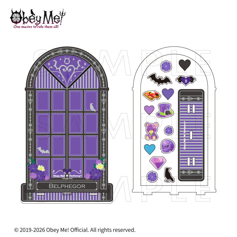 (Goods - Acrylic Stand) Obey Me! x fanfancy + Acrylic Frame Belphegor