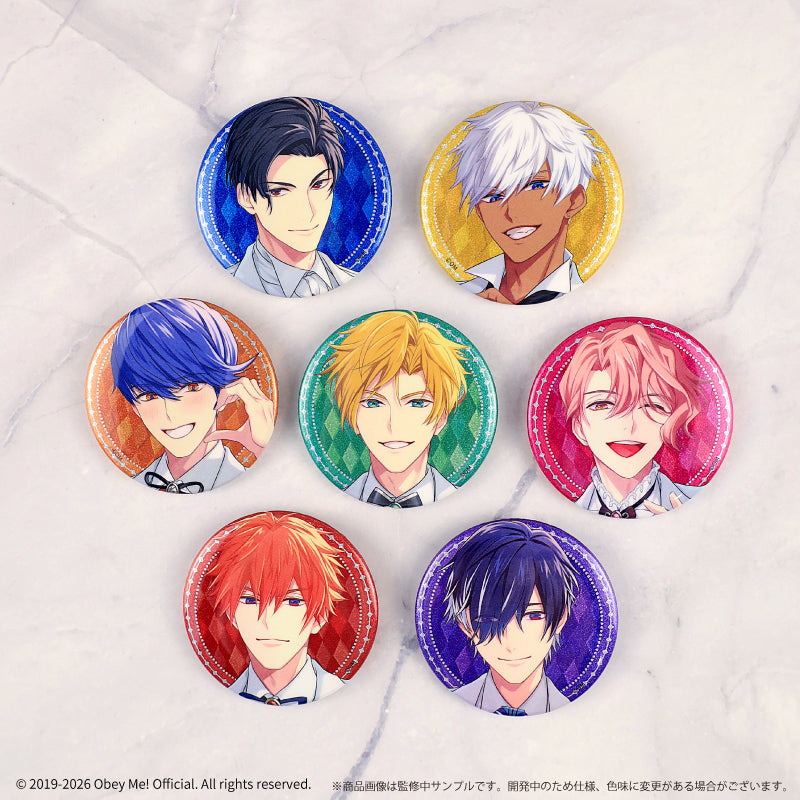 (1BOX=7)(Goods - Badge) Obey Me! x fanfancy + Button Badge