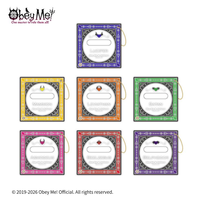 (Goods - Button Badge Cover) Obey Me! x fanfancy + Button Badge Acrylic Frame Lucifer