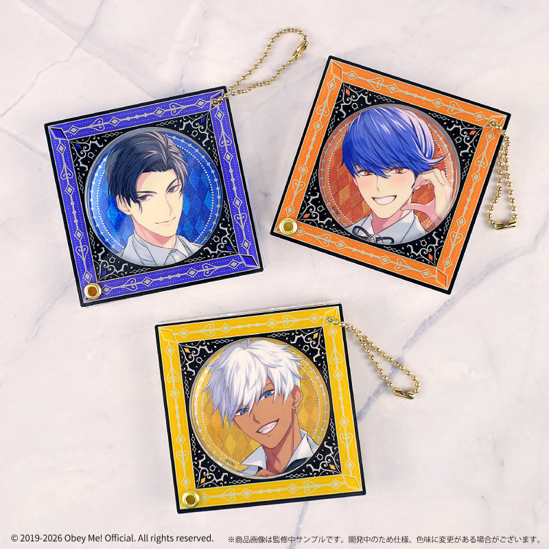 (Goods - Button Badge Cover) Obey Me! x fanfancy + Button Badge Acrylic Frame Leviathan